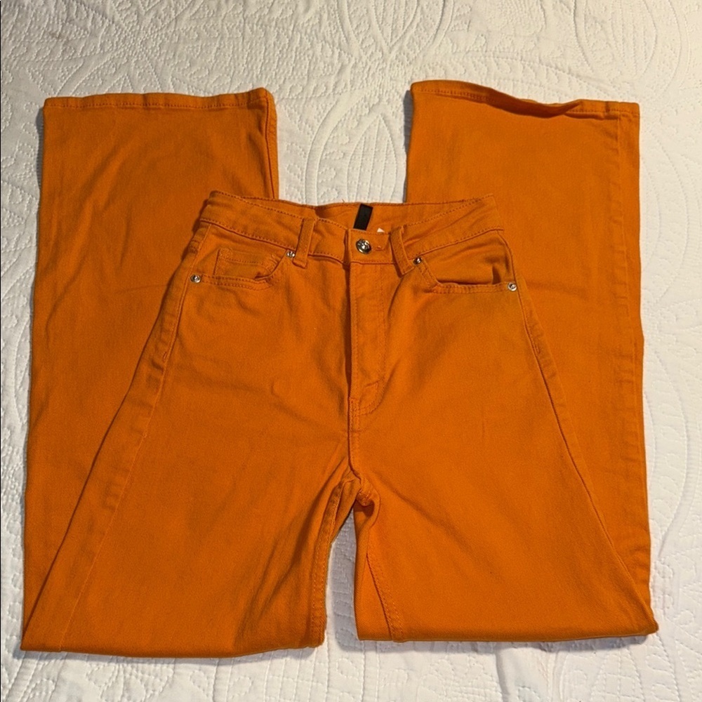 Bright Orange Jeans